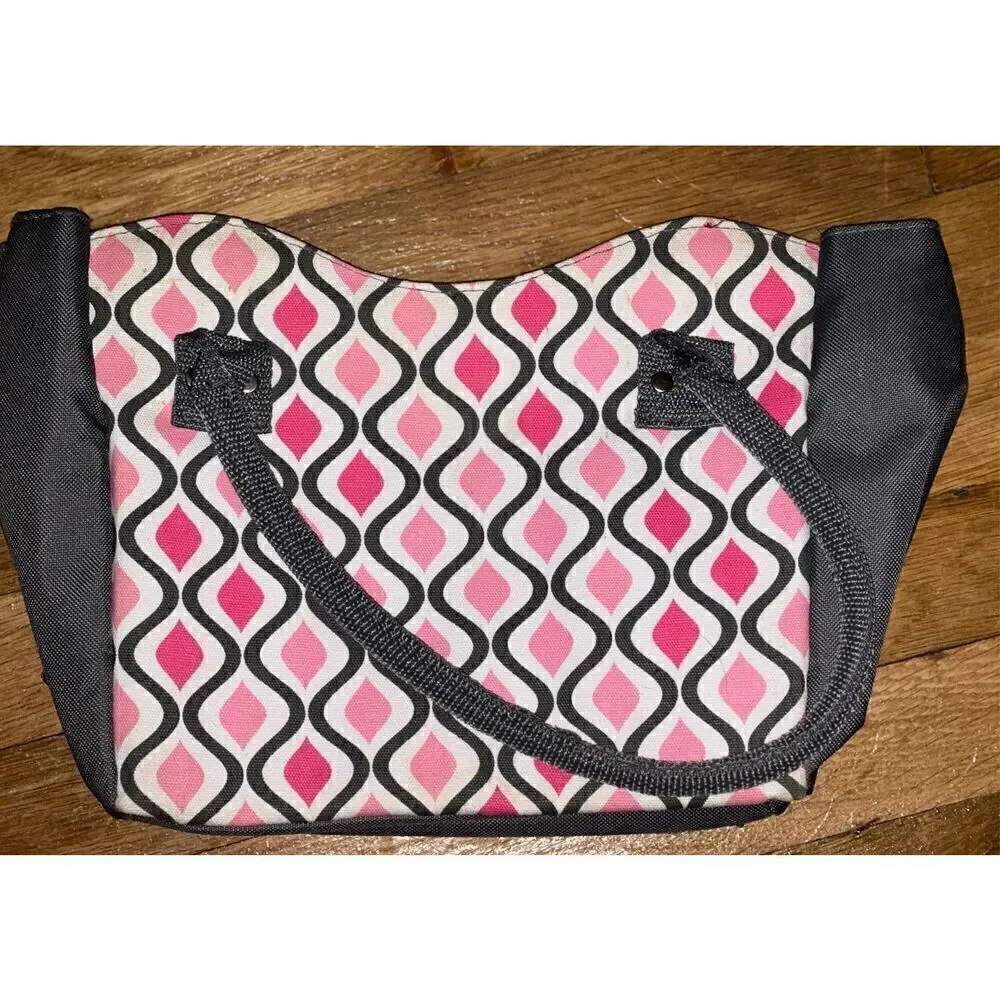 Fit & Fresh Insulated Lunch Tote Pink Gray